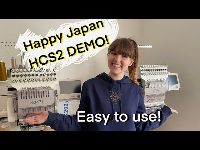 Happy Japan HCS2: Is this the best embroidery machine for starting a business?