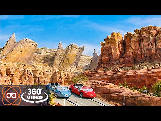 [360] Disney California Adventure Radiator Springs Racers | Cars Ride 2021