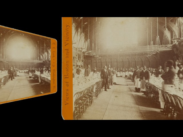 Memorial Hall at Harvard ~1870s (silent, still image)