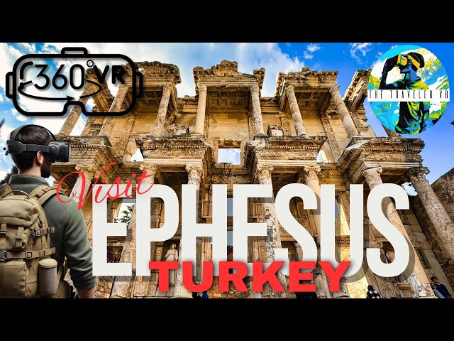 🇹🇷 Ephesus, Turkey in 360° VR: Incredible Ancient Roman Archeological Site | VR Travel