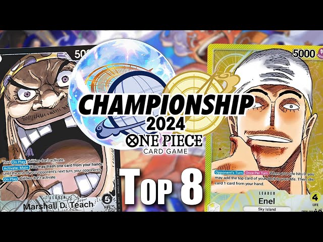 [OP10] OP05 Enel vs. OP09 Blackbeard || Tokyo Area 1 Wave 2 Top 8 || One Piece Trading Card Game