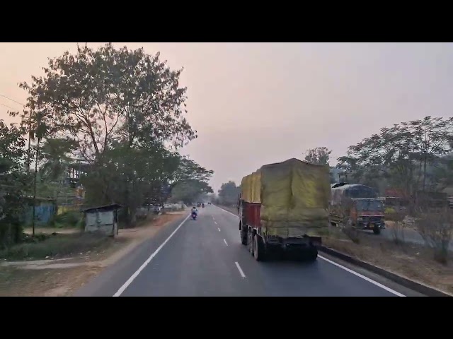 truck travelling northeast india meghalaya naional highway adventures