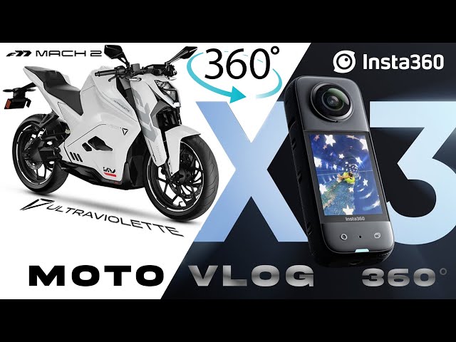 EP1 - MY FIRST MotoVlog 360d | Insta360x3 Issues | Ultraviolette F77 Mark 2 | Hyderabad | #djmonks