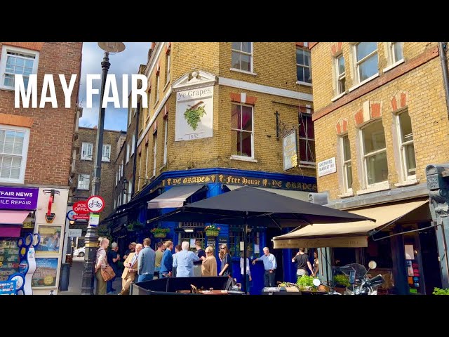 Spring London Walk 🇬🇧  MAYFAIR walking tour | Central London walk [4K HDR]