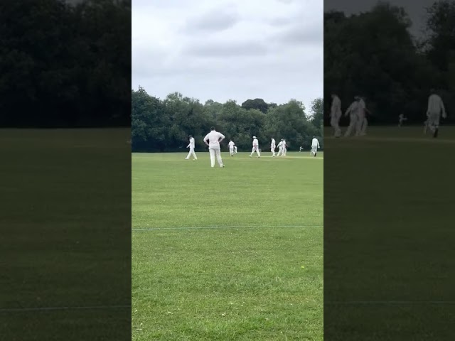 Sunday league cricket match