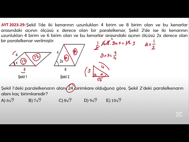 AYT 2023 - 29.  SORU