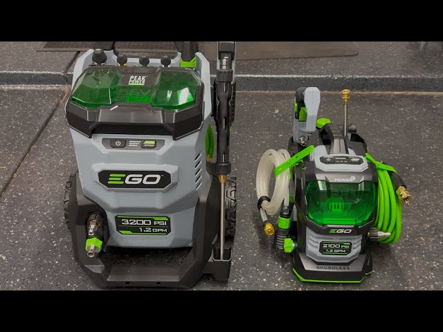 New EGO 2100 Compact Pressure Washer HPW2100 - Unboxing, Specs, Testing & Comparisons