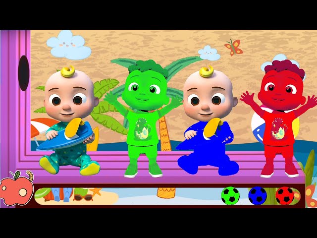 Baby Shark Rainbow 4 Learns Colors | CoComelonToysN Nursery Rhymes & Kids Songs #4