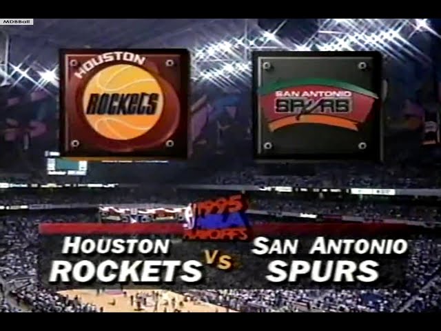 NBA On TNT - Rockets @ Spurs 1995 WCF Game 1