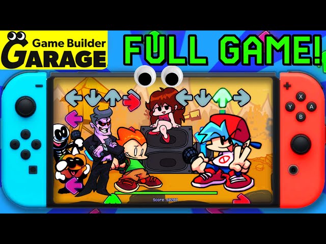 I Made FRIDAY NIGHT FUNKIN' (The Full Game) In GAME BUILDER GARAGE... (part 1)