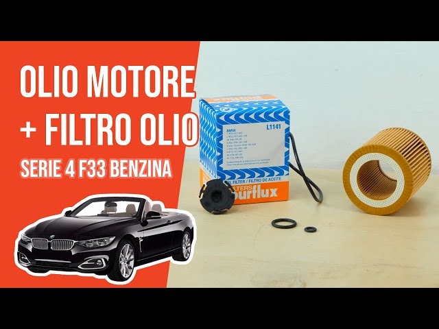 Cambio olio motore e filtro dell'olio BMW 428i F33 🛢