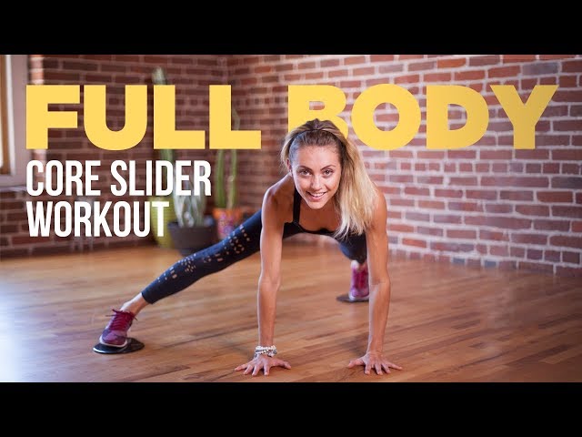 13-Minute Full Body Workout Using Core Sliders (Sliding Disks)