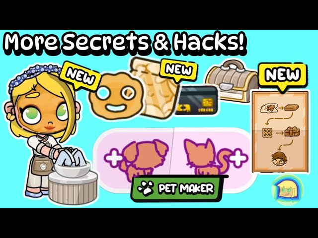 MORE Secrets & Hacks 🐶 PET MAKER info!🩵 (Avatar World with Everyone's Toy Club)