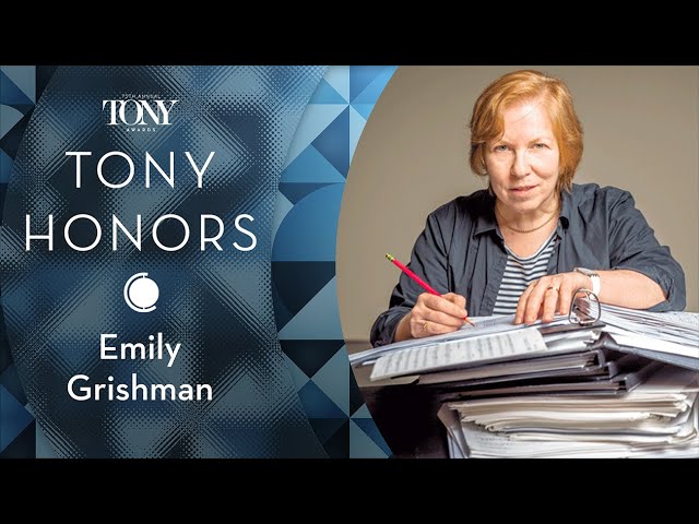 Emily Grishman | 2022 Tony Honors Acceptance Speech