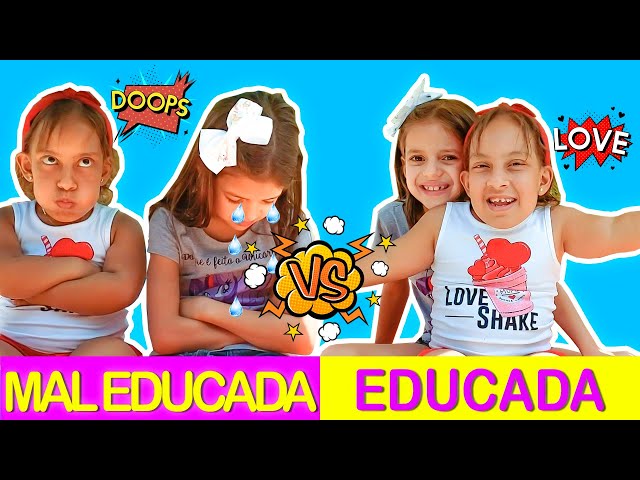 Impolite Kid VS Polite Kid at the PLAYGROUND - MC Divertida