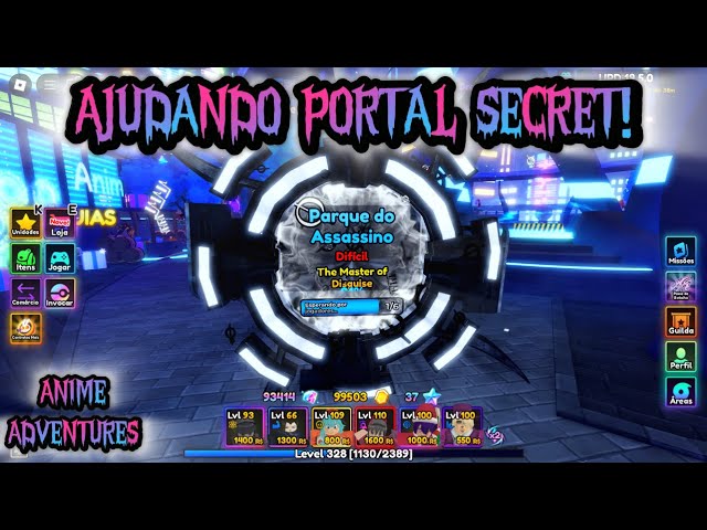 AJUDANDO PORTAL SECRET NO ANIME ADVENTURES! EEEE EVENTINHO BÃO SÔ!