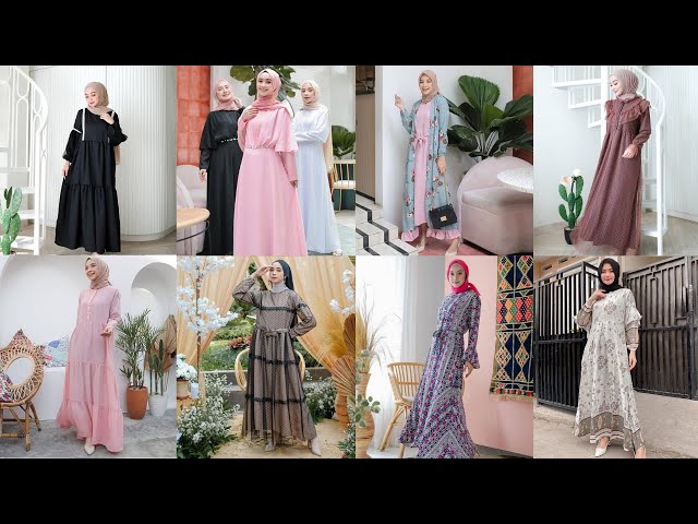 25 Model Gamis Terbaru dan Model Baju Dress Muslimah Koleksi Distributor Gamis Termurah Original