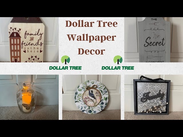 *WOW* MUST SEE!!! Dollar Tree Wallpaper Hacks | Spring DIY's | Dollar Tree DIY's