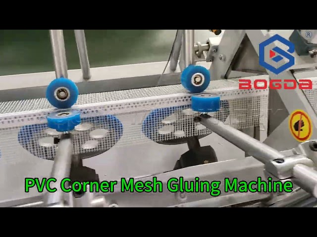 How To Make PVC Corner Bead With Glassfiber Mesh By Gluing Machine