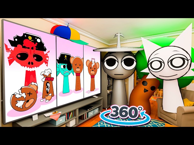 360° Incredibox Sprunki Phase 5 | Sprunki react on trend videos real life in Sprunki 4K VR Part 16