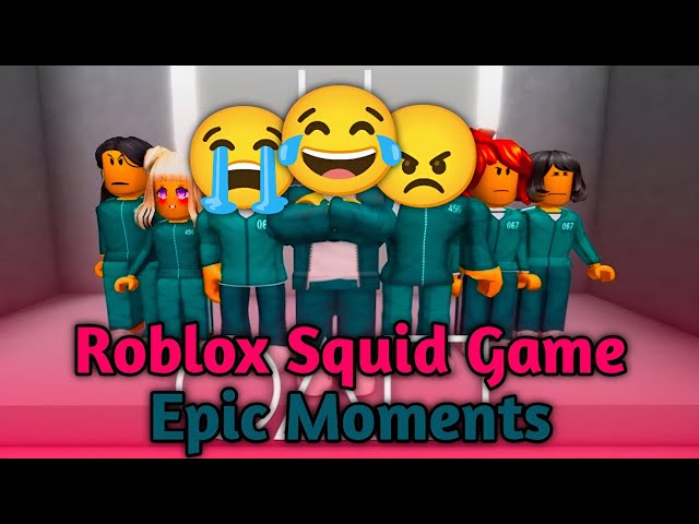 Roblox Squid Game Epic Moments 😱  ( My Funny Moments )