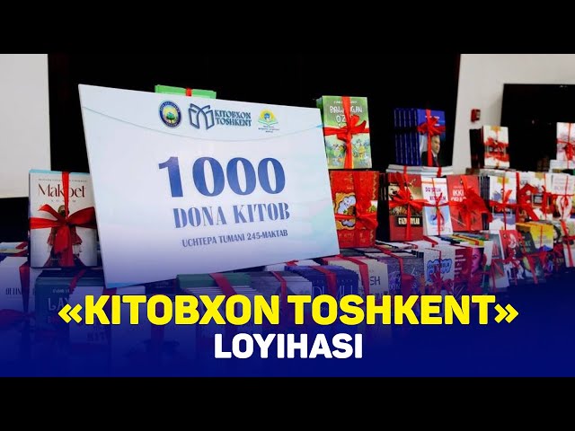 «Kitobxon Toshkent» loyihasi