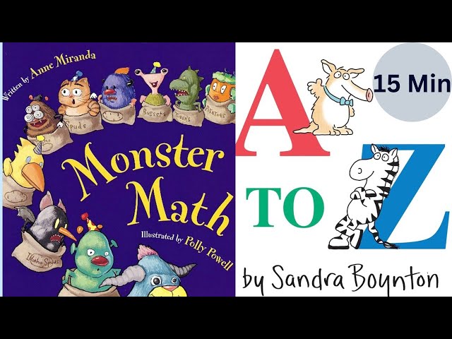 15 Minutes of Non stop Numbers and Alphabet learning || Fun read alouds