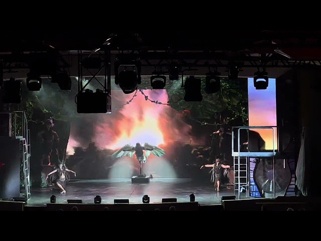 “5-SKIES” the full production musical show entertainment on Enchanted Princess #show #music #dance