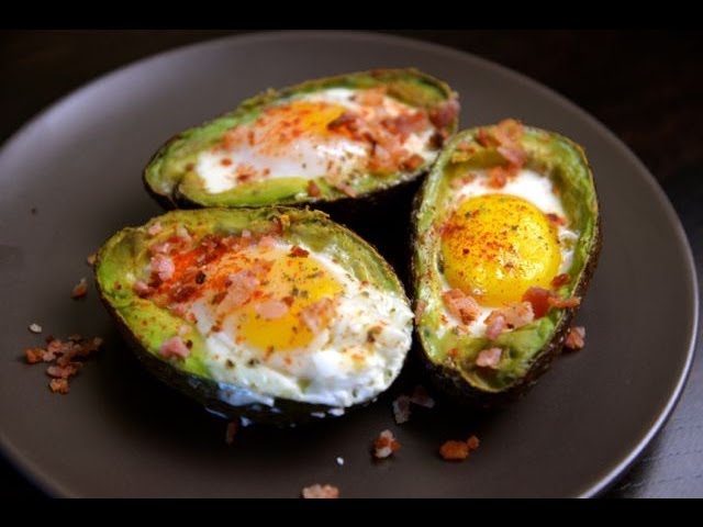 Baked Eggs and Avocados