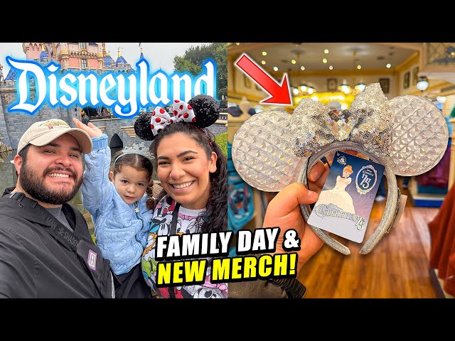 🌧️ (FUN!) Rainy Family Day At Disneyland! | New Disneyland Cinderella 75th Merch, Rides + MORE!