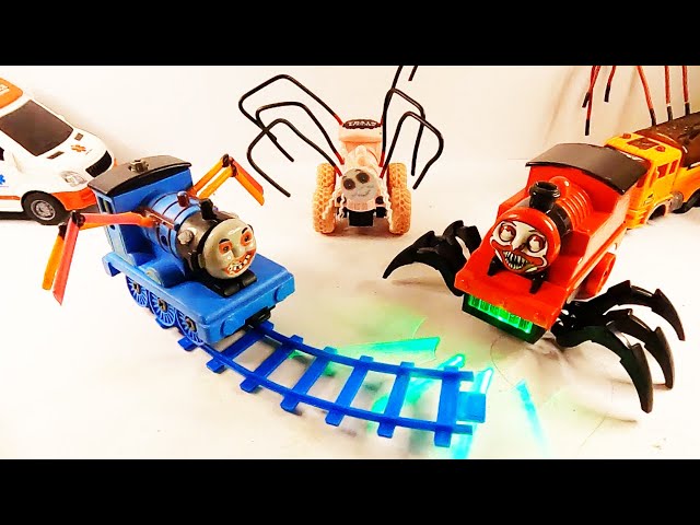 Unboxing dan Merakit Kereta Thomas Exe dan Choco Charles