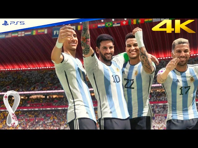 FIFA 23 - Netherlands vs. Argentina| FIFA World Cup 2022 Quarter Finals Match | PS5™ [4K 60FPS]