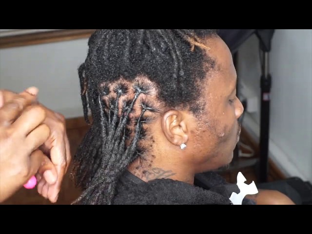 Learn How To • Interlock Dreadlocks Using A Crochet Needle • Loc Maintenance Tutorial