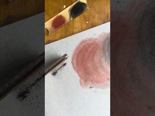 DIY charcoal & graphite powder