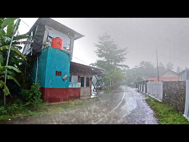 Heavy Rain- Extreme Thunder Storm Rages and Bad weather | Rain Sound Hypnotized to Sleeping