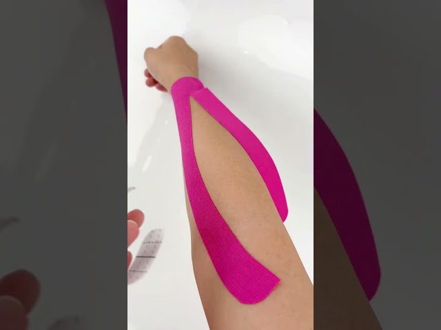 How to tape arm？