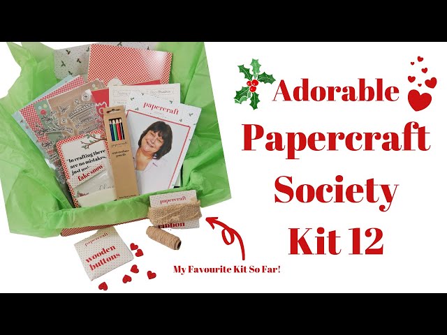 😍😍😍 I'm In Love Papercraft Society Box 12!