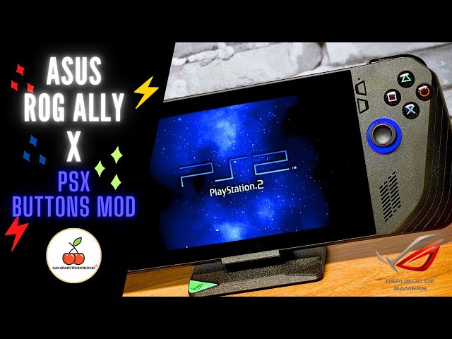 Asus Rog Ally X Psx Swap buttons Tutorial Modding (NO CUT)