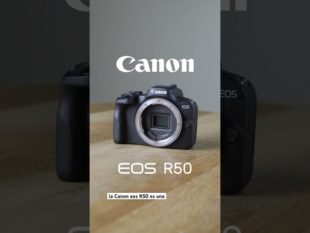 La mejor cámara para principiantes 2025 para fotografía #canonr50 #canon