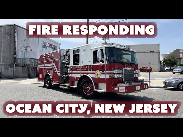 Compilation: Ocean City, NJ Fire Department Responding