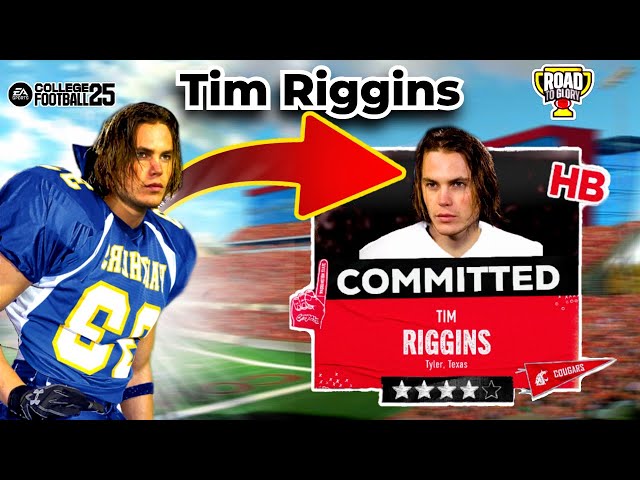 I Put TIM RIGGINS in College Football 25! (Friday Night Lights)