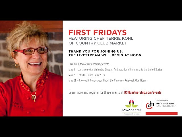 First Fridays - Chef Terrie Kohl