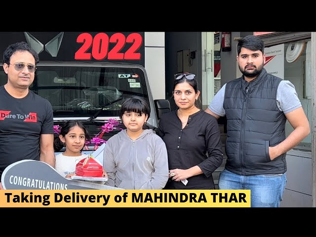 Taking Delivery of new MAHINDRA THAR 2022 LX Hard Top AT 4X4