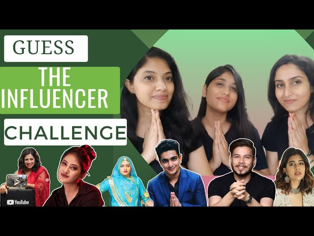 Guess the Influencer Challenge /Guess the Youtuber Challenge