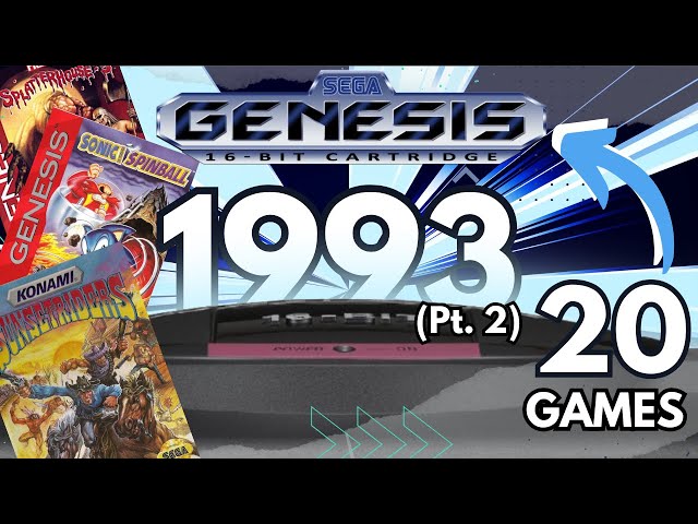 20 Sega 🔵 GENESIS games released in 📆 1993 (Pt,  2) | A YEAR full of 💎 GEMS.