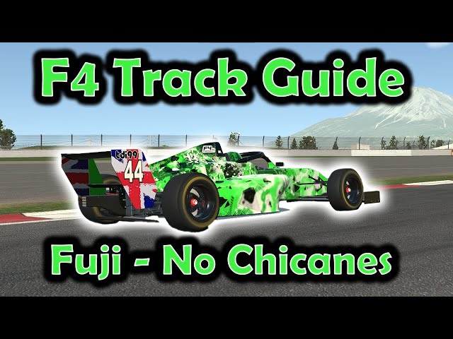 iRacing Track Guide Fuji No Chicanes | Formula F4 | W2 S3 2023