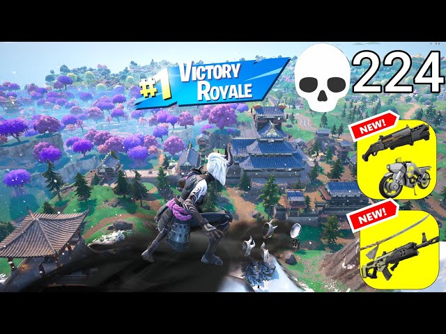 224 Elimination Solo Vs Squads "Zero Build" Gameplay Wins (Fortnite chapter 6 PC)