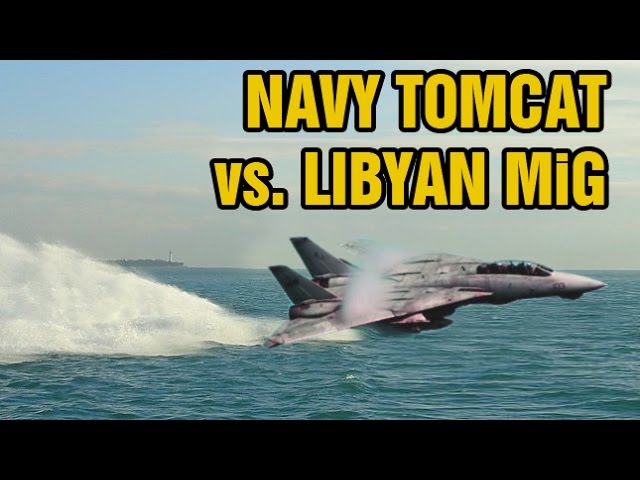 Declassified dogfight footage: F-14 Tomcat vs. Libyan MiG-23