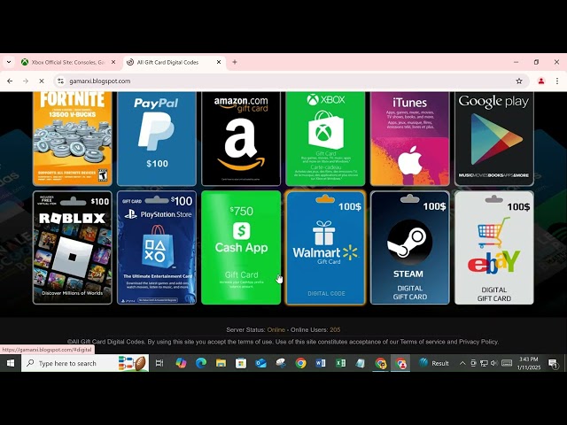 Free Xbox Digital Gift Card Codes 2025 = Free Xbox Codes Gift Card