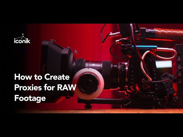 How to Create Proxies for Raw Video Footage: iconik watch folder transcoder tutorial